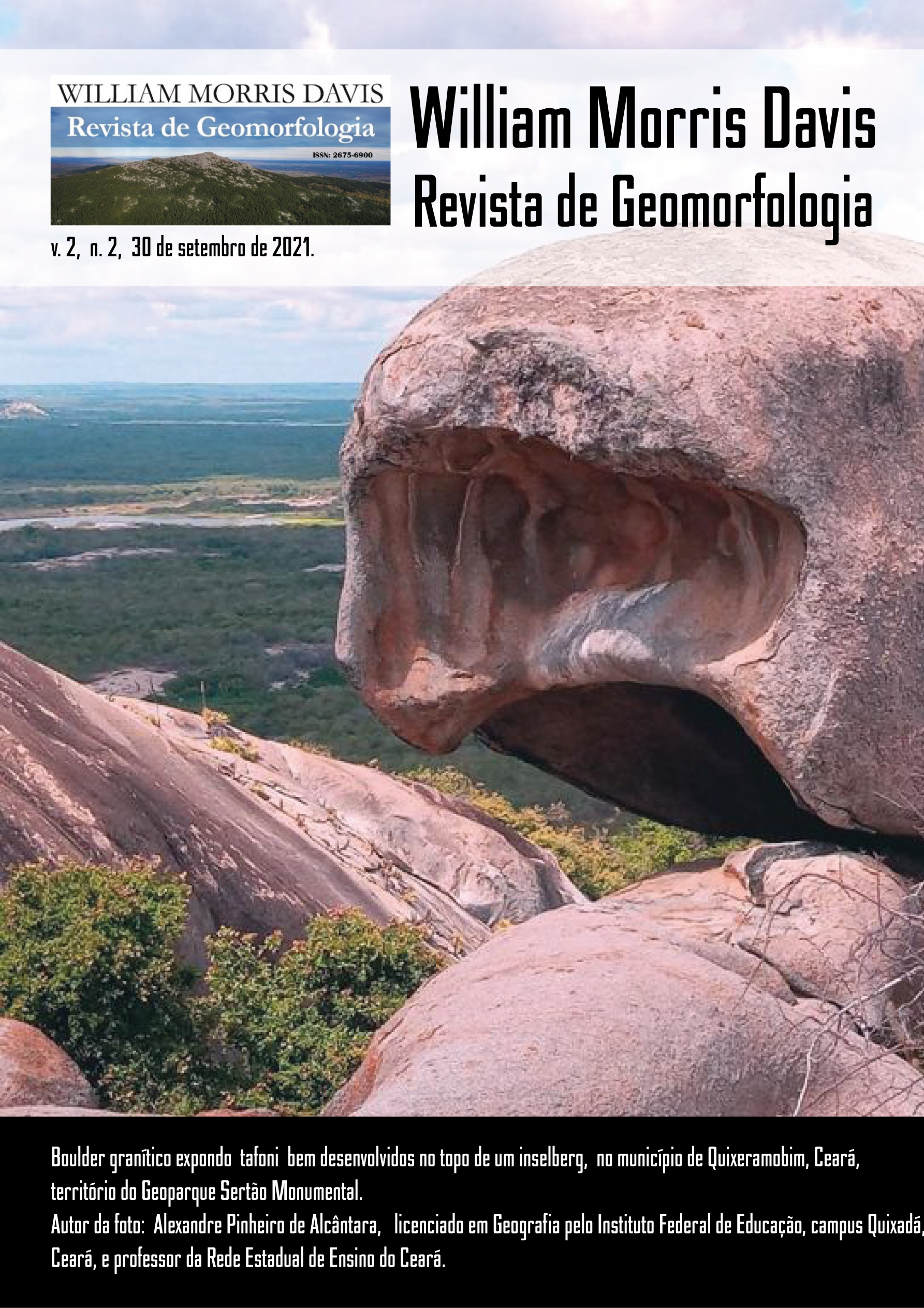 					Visualizar v. 2 n. 2 (2021): William Morris Davis - Revista de Geomorfologia
				
